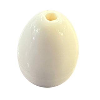 Food and Drink, Egg with Small Pin Hole, Part# 24946 Part LEGO® White