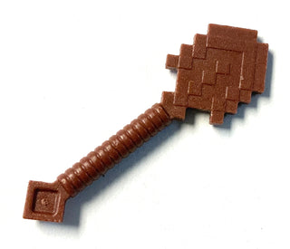 Minifigure Weapon, Minecraft Shovel, Part# 18791 Part LEGO® Reddish Brown (Wood)  