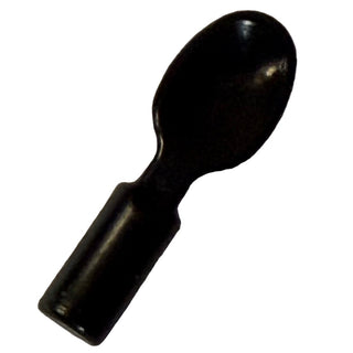 Minifigure Utensil Spoon - Handle with Flat End Part #80179 Part LEGO® Black