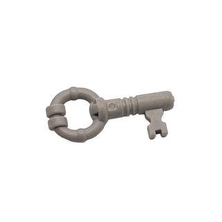 Minifigure, Utensil Key, Part# 40359a Part LEGO® Light Gray Very Good