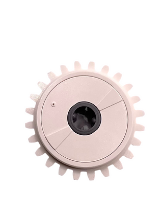 Technic, Gear 24 Tooth Clutch, Part# 60c01 Part LEGO® White