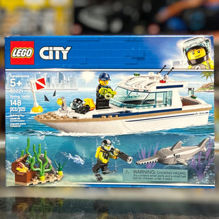 Diving Yacht, 60221 - LEGO® City Set Building Kit LEGO®