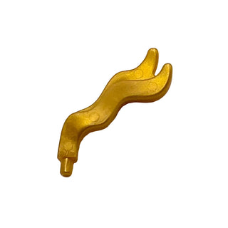 LEGO® Minifigure Plume Ribbon / Tassel / Streamer, Part# 44740 Part LEGO® Pearl Gold