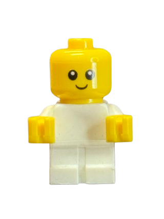 Baby - White Body with Yellow Hands, Head with Neck, njo0446 Minifigure LEGO®