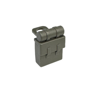 Minifigure Body Wear, Backpack Non-Opening, Part# 2524 Part LEGO® Dark Gray