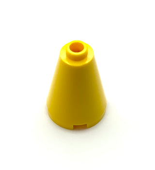 Cone 2x2x2 - Open Stud, Part# 3942c Part LEGO® Yellow  