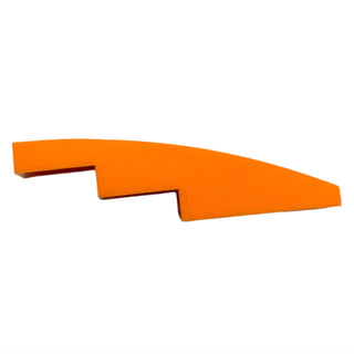Slope, Curved 4 x 1, Part# 61678 Part LEGO® Orange