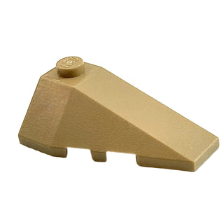Wedge 4 x 2 Triple Right, Part# 43711 Part LEGO® Dark Tan