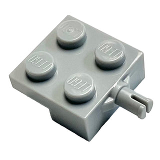 Plate, Modified 2x2 with Wheel Holder, Part# 4488 Part LEGO® Light Bluish Gray