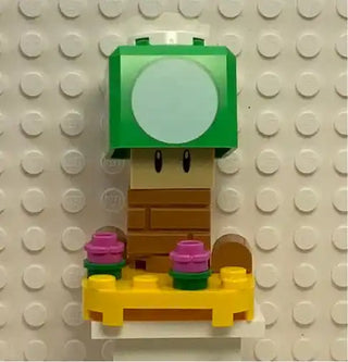 1-Up Mushroom, char03-1 Minifigure LEGO® Complete with stand and accessories  