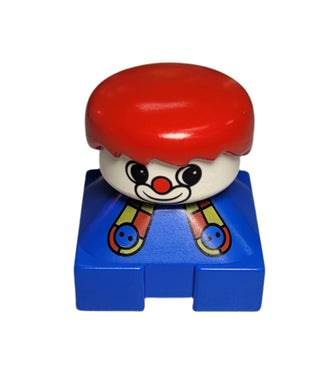 Duplo Brick Clown, Blue Base, 2327pb19 Minifigure LEGO®