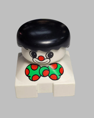 Duplo Brick Clown, White Base, 2327pb18 Minifigure LEGO®