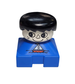 Duplo Figure Brick, Sailboat, 2327pb04 Minifigure LEGO®