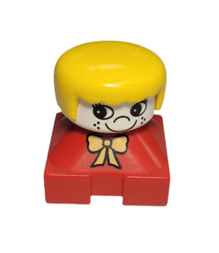 Duplo Figure Brick, Yellow Bow, 2327pb26 Minifigure LEGO®