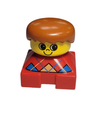 Duplo Figure Brick, Argyle Sweater, 2327pb08 Minifigure LEGO®