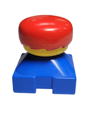 Duplo Figure Brick, Yellow Head, Suspenders, 2327pb20 Minifigure LEGO®