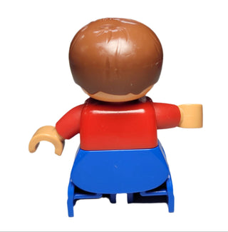 Duplo Boy, Red Top with Zipper, 47205pb056 Minifigure LEGO®