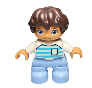 Duplo Boy, Striped Shirt, 47205pb068 Minifigure LEGO®