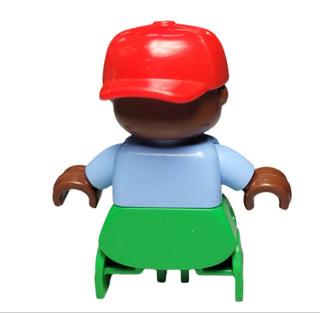 Duplo Boy, Red Cap, Green Overalls, 47205pb013 Minifigure LEGO®