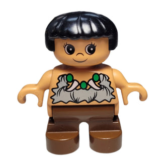 Duplo Caveman Child, 6453pb001 Minifigure LEGO®