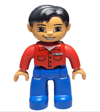 Duplo, Male, Red Shirt with Pockets - 47394pb113 Minifigure LEGO®