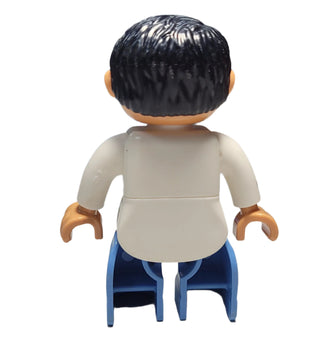 Duplo, Male, Lime Striped Apron - 47394pb182 Minifigure LEGO®