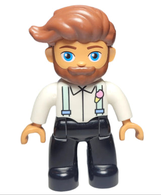 Duplo, Male, Suspenders - 47394pb280 Minifigure LEGO®