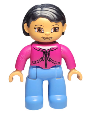 Duplo, Female, Magenta Top - 47394pb015 Minifigure LEGO®