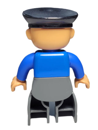 Duplo, Post Man with Mail Horn, 47394pb117 Minifigure LEGO®