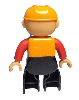 Duplo, Male, Orange Vest - 47394pb001 Minifigure LEGO®