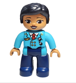 Duplo, Female Pilot - 47394pb249 Minifigure LEGO®