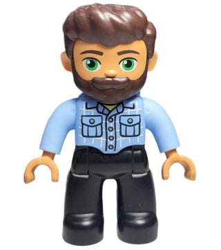 Duplo, Male with Beard, 47394pb318 Minifigure LEGO®