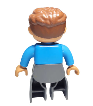 Duplo, Male, Dk Azure Jacket - 47394pb246 Minifigure LEGO®