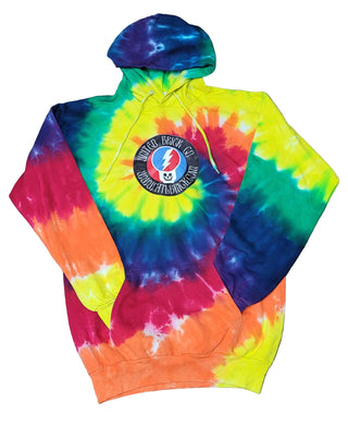 Skull Head Tie-Dye Hoodie