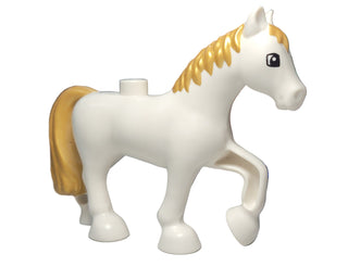 Duplo Horse with Gold Mane and Tail, 3426pb02 LEGO® Animals LEGO®