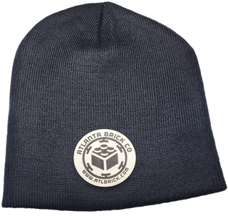 ABC Beanie - Black with White Patch