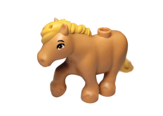 Pony with Ochre Yellow Mane, 112160pb01 - LEGO® Friends Animal Minifigure LEGO®