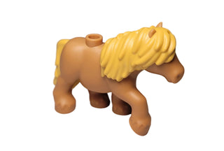 Pony with Ochre Yellow Mane, 112160pb01 - LEGO® Friends Animal Minifigure LEGO®