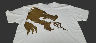 Zane Ice Dragon White T-Shirt T-Shirt United Brick Co®