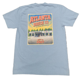 Atlanta Brick Co Postcard T-Shirt GROUNDBREAKER 2027 Exclusive
