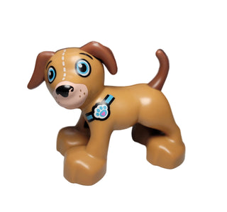 Dog with Paw Print Collar, 1396pb04 - LEGO® Duplo