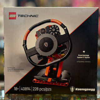 Koenigsegg Sadair's Spear Steering Wheel, 40894 - LEGO® Technic Set