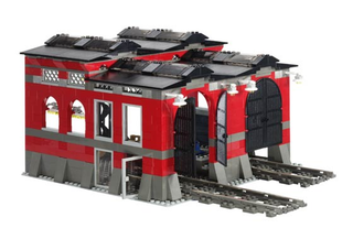 Train Engine Shed, 10027 Building Kit LEGO®   