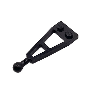 Plate, Modified 1x2 with Long Tow Ball, Part# 2508 Part LEGO® Black