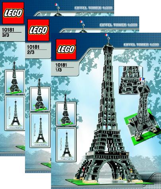 10181-Eiffel Tower 1:300 Scale - INSTRUCTIONS ONLY Instructions LEGO®