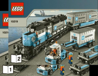 10219-Maersk Container Train - INSTRUCTIONS ONLY Instructions LEGO®