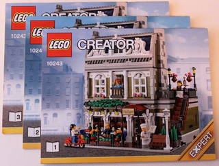 10243-Parisian Restaurant - EXPERT Label Cover - INSTRUCTIONS ONLY Instructions LEGO®