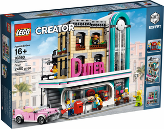 10260 - Downtown Diner - EMPTY BOX ONLY Empty Box LEGO®