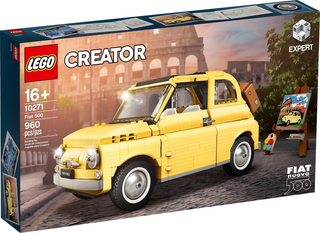 10271 - Fiat 500 {Bright Light Yellow Edition} - EMPTY BOX ONLY