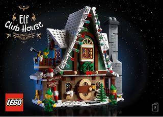 10275-Elf Club House - INSTRUCTIONS ONLY Instructions LEGO® Slightly Used Book 2